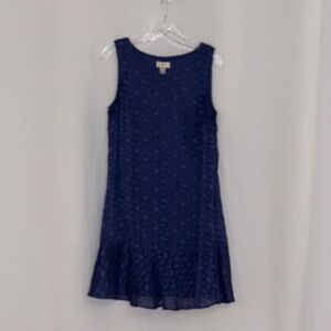 LOFT Sleeveless Royal Blue Dress